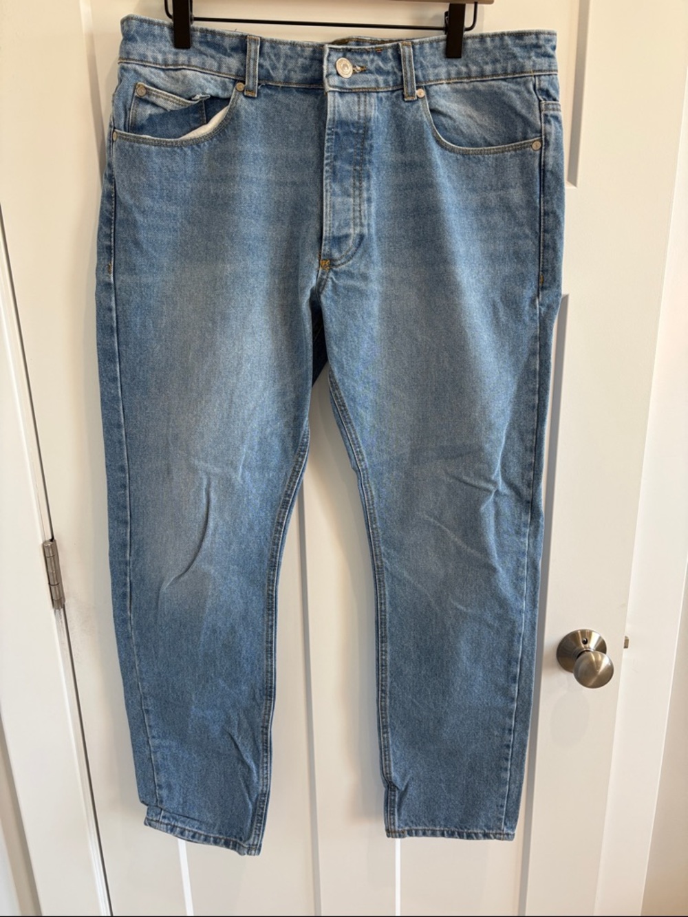 Boohoo Light Blue Relaxed Men’s Jeans